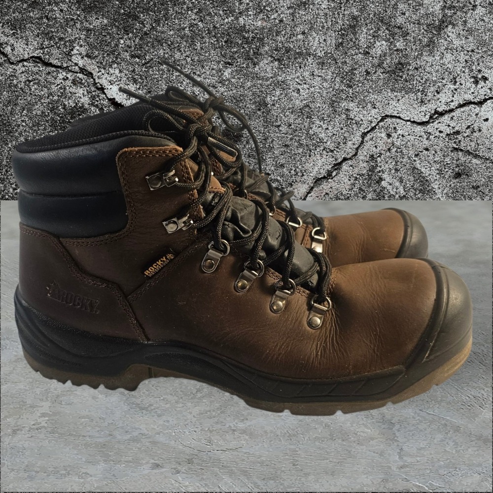 Rocky Men's 5" Waterproof Work Boots - Size 12M
